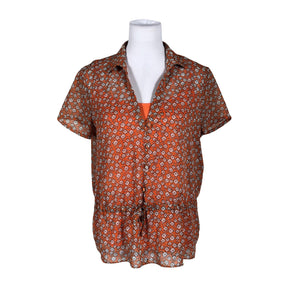 Unisex Esprit - Lühikeste käistega pluus, suurus 40 - Oranž (1)