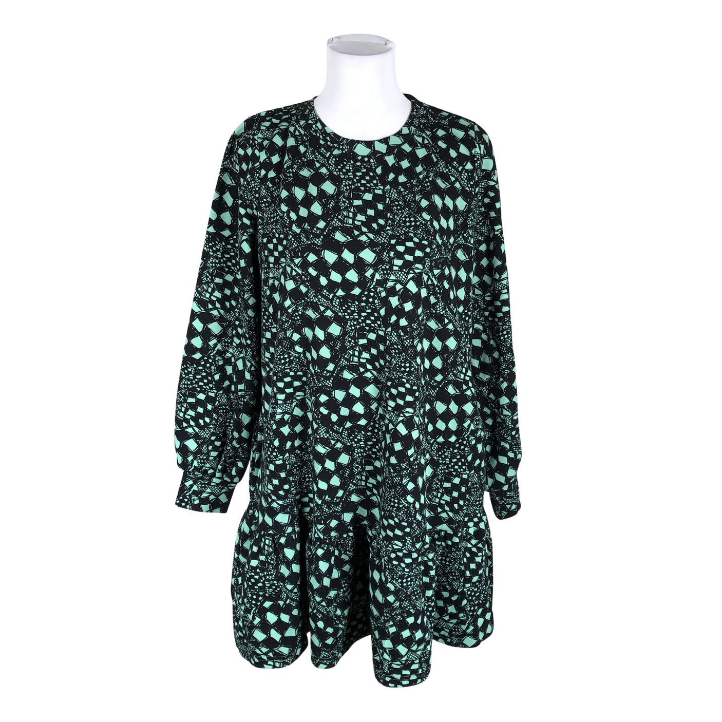 Unisex Nanso - Trikotaažist kleit, suurus 36 - Roheline (1)