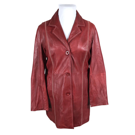 Unisex Goldstein - Nahktagi, suurus 42 - Punane ()