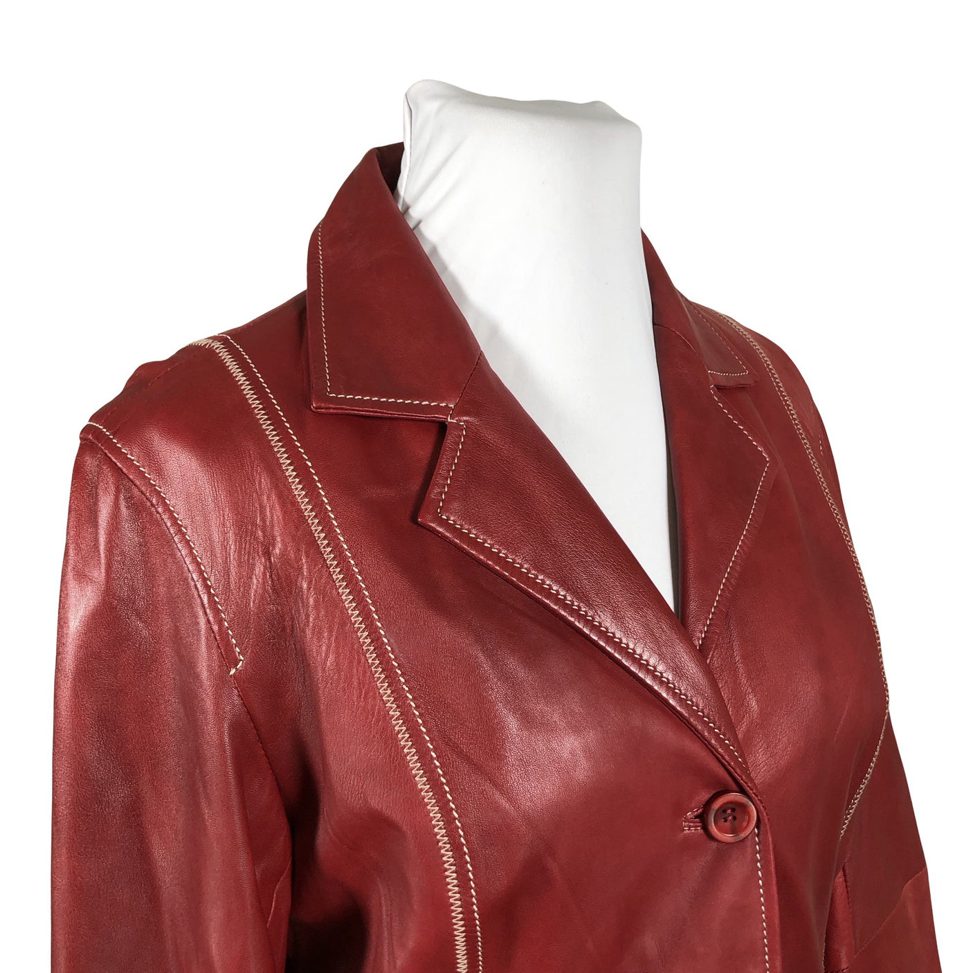 Unisex Goldstein - Nahktagi, suurus 42 - Punane (3)