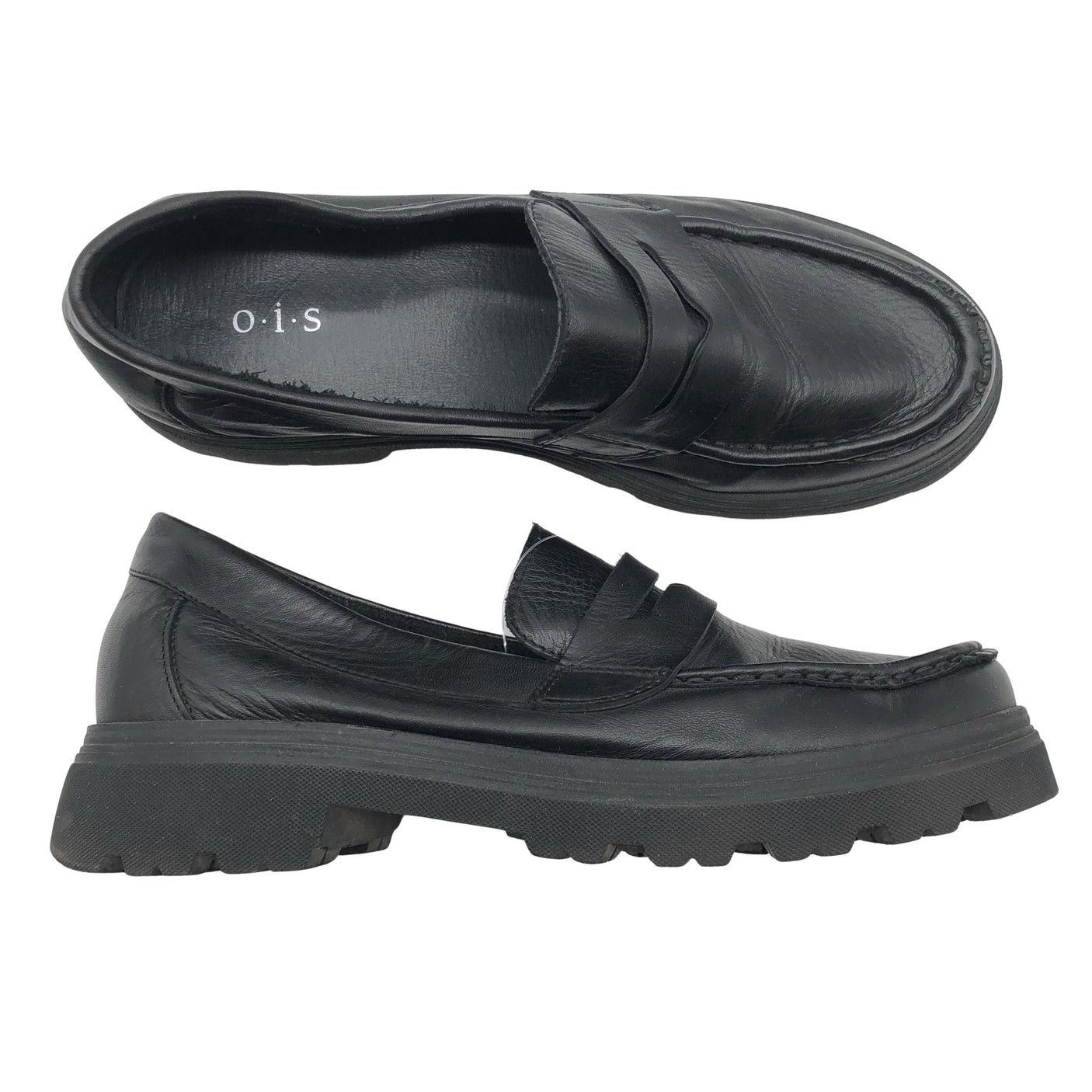 Unisex O.I.S - Mokassiinid, suurus 40 - Must (1)