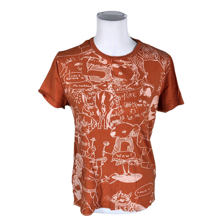 Unisex Desigual - T-särk, suurus 38 - Oranž ()