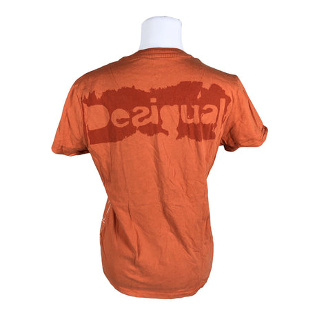 Unisex Desigual - T-särk, suurus 38 - Oranž (2)