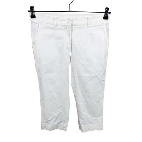 Unisex Marimekko - Dressikangast poolpikad püksid, suurus 36 - Valge ()