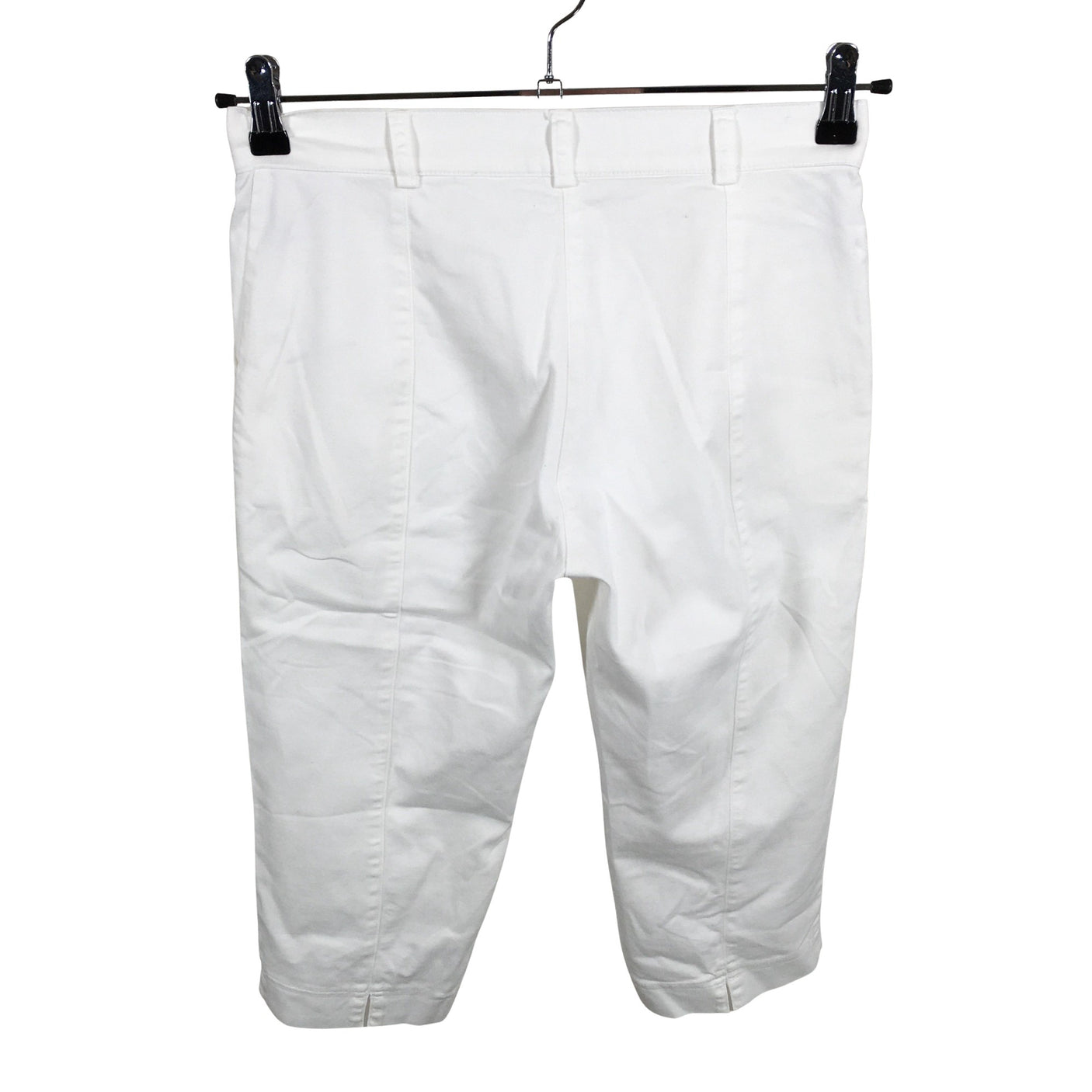 Unisex Marimekko - Dressikangast poolpikad püksid, suurus 36 - Valge (2)
