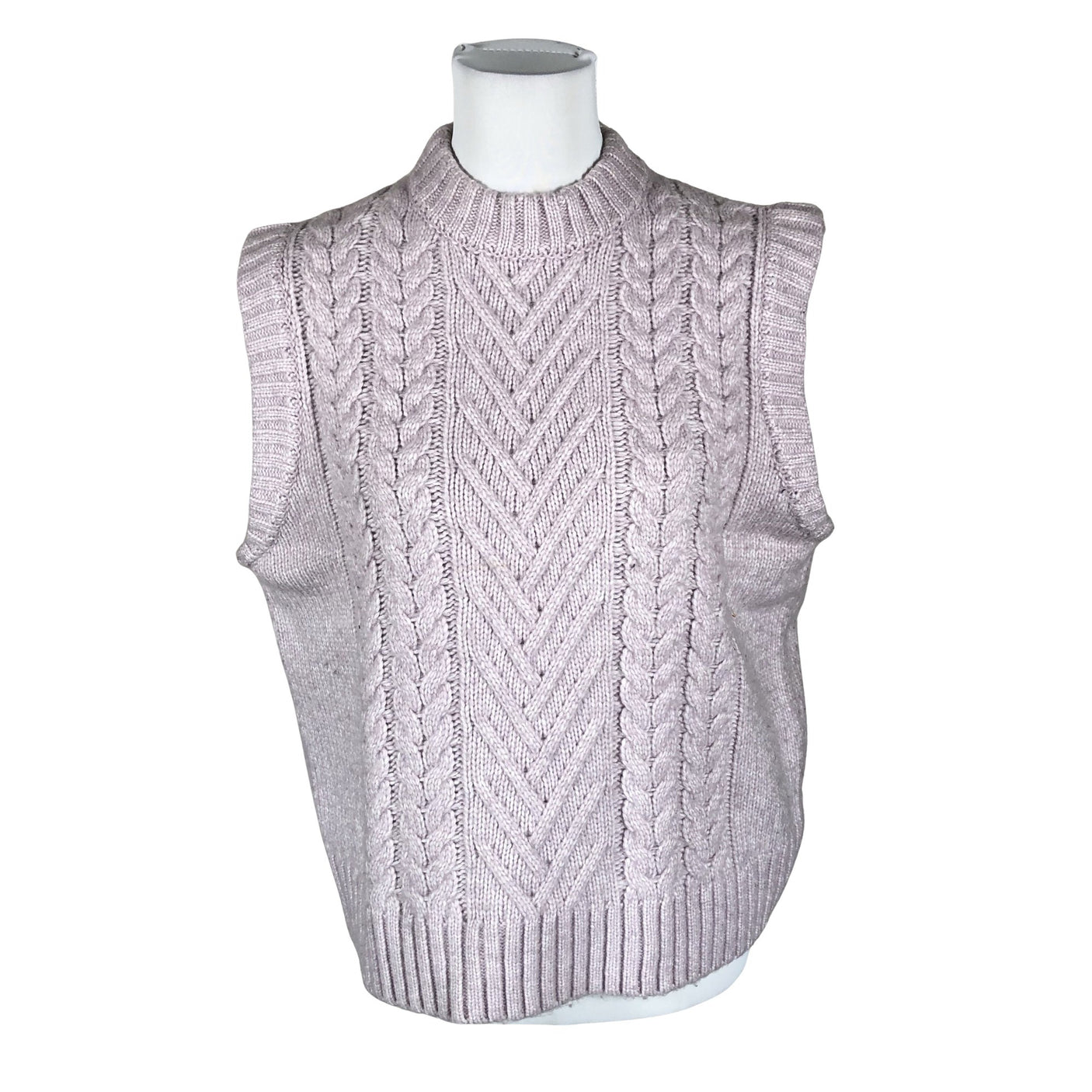 Unisex Lindex - Kootud vest, suurus 38 - Lilla (1)