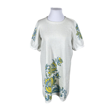 Unisex Kaino - Kootud kleit, suurus 40 - Valge ()