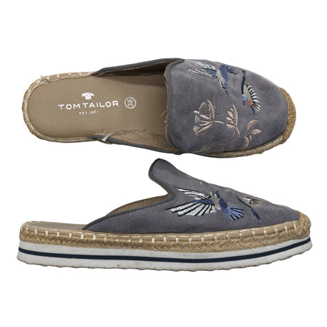 Unisex Tom Tailor - Lahtise kannaga jalanõud, suurus 36 - Hall ()
