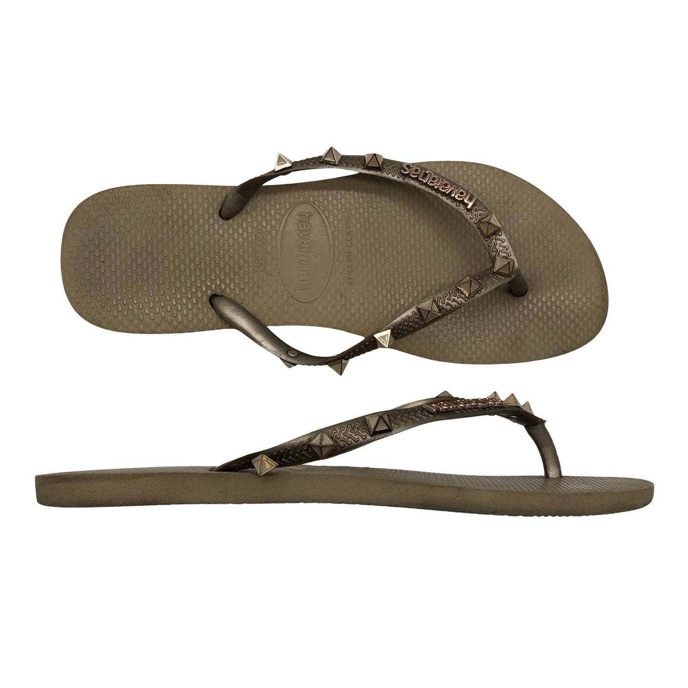 Unisex Havaianas - Plätud, suurus 37 - Beige (1)