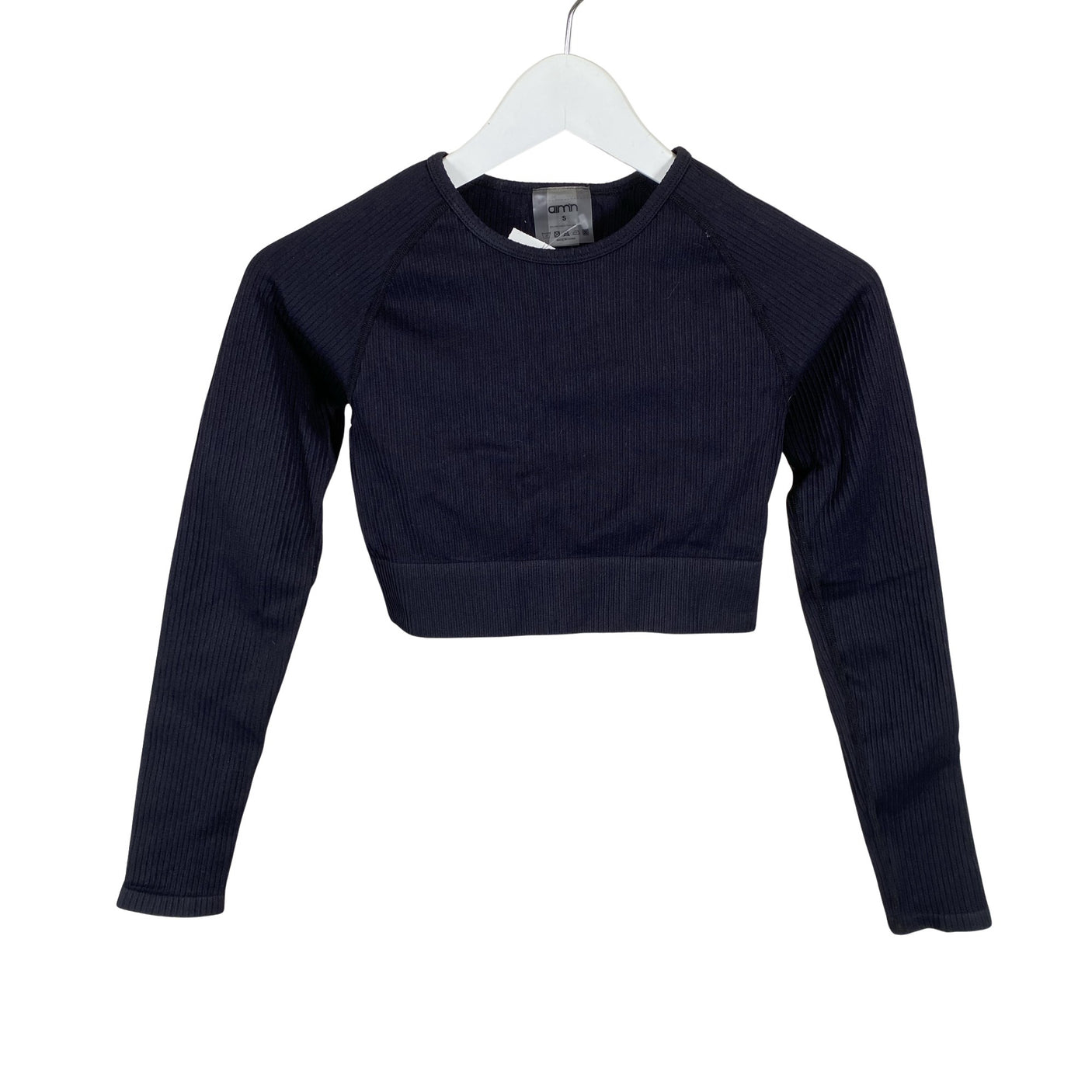 Unisex Aim'n - Spordisärk, pikad käised, suurus 36 - Must (1)