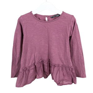 Unisex Lindex - Trikotaažist pluus, suurus 110 - 116 - Heleroosa (1)