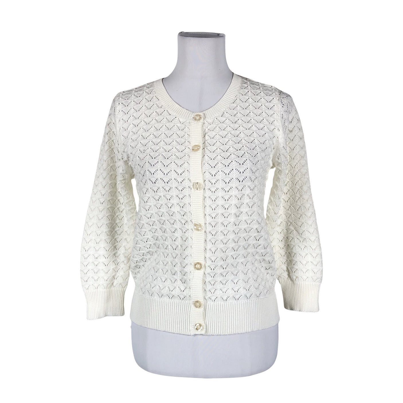 Unisex Cristelle&co - Kardigan, suurus 38 - Valge (1)