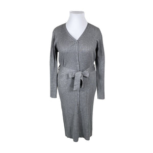 Unisex Voglia - Kootud kleit, suurus 42 - Hall (1)