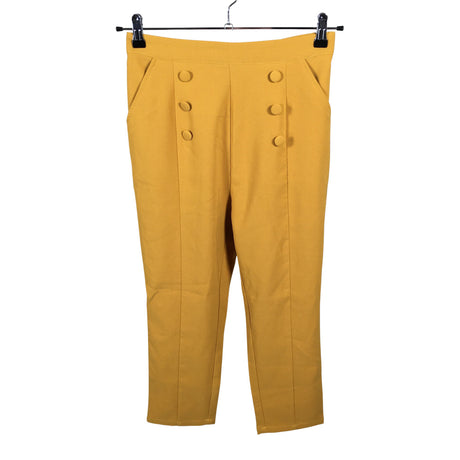 Unisex Hearts & Roses - Viigipüksid, suurus 38 - Kollane ()