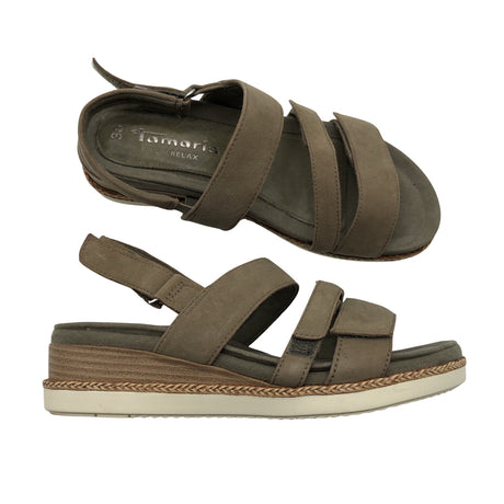 Unisex Tamaris - Kiilkontsaga rihmikud, suurus 38 - Roheline ()