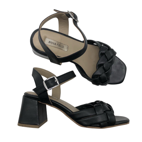 Unisex Anna Field - Kontsaga rihmikud, suurus 36 - Must ()