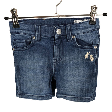Unisex Polarn O. Pyret - Teksast lühikesed püksid, suurus 104 - 110 - Sinine ()