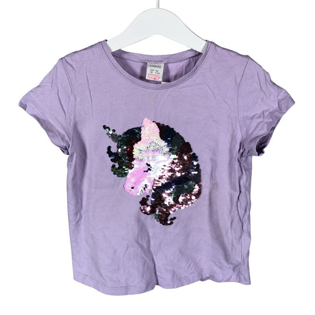Unisex Lindex - T-särk, suurus 110 - 116 - Lilla ()
