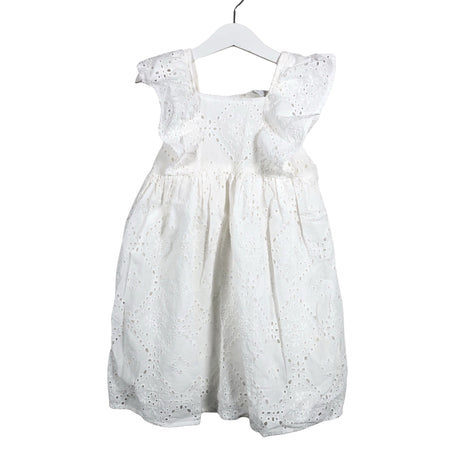 Unisex Lindex - Mitteveniv kleit, suurus 104 - 110 - Valge ()