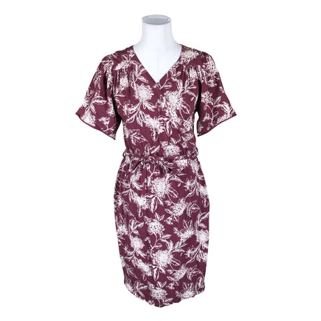 Unisex Puuvillatehdas - Trikotaažist kleit, suurus 38 - Veinipunane ()
