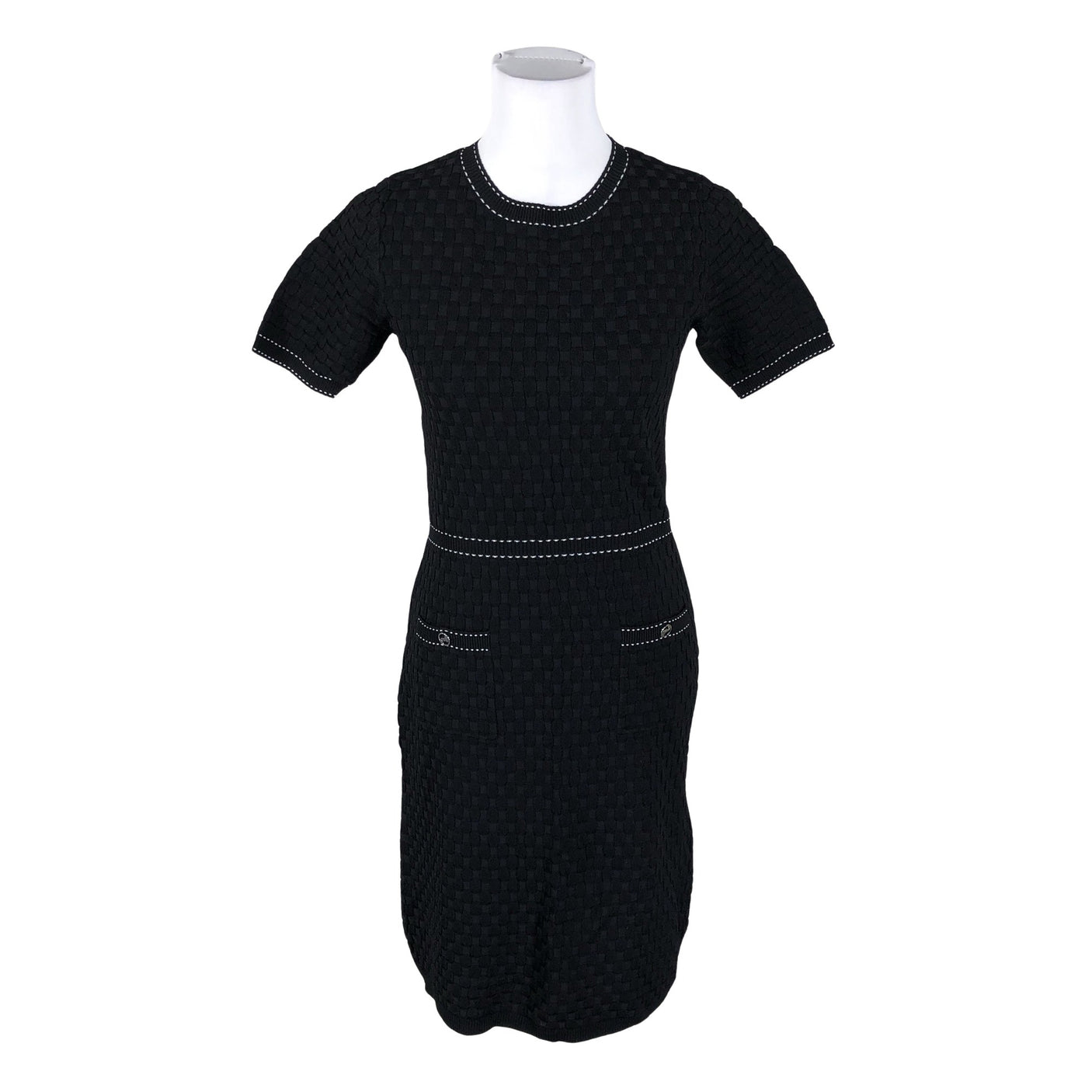 Unisex Ril's - Kootud kleit, suurus 36 - Must (1)