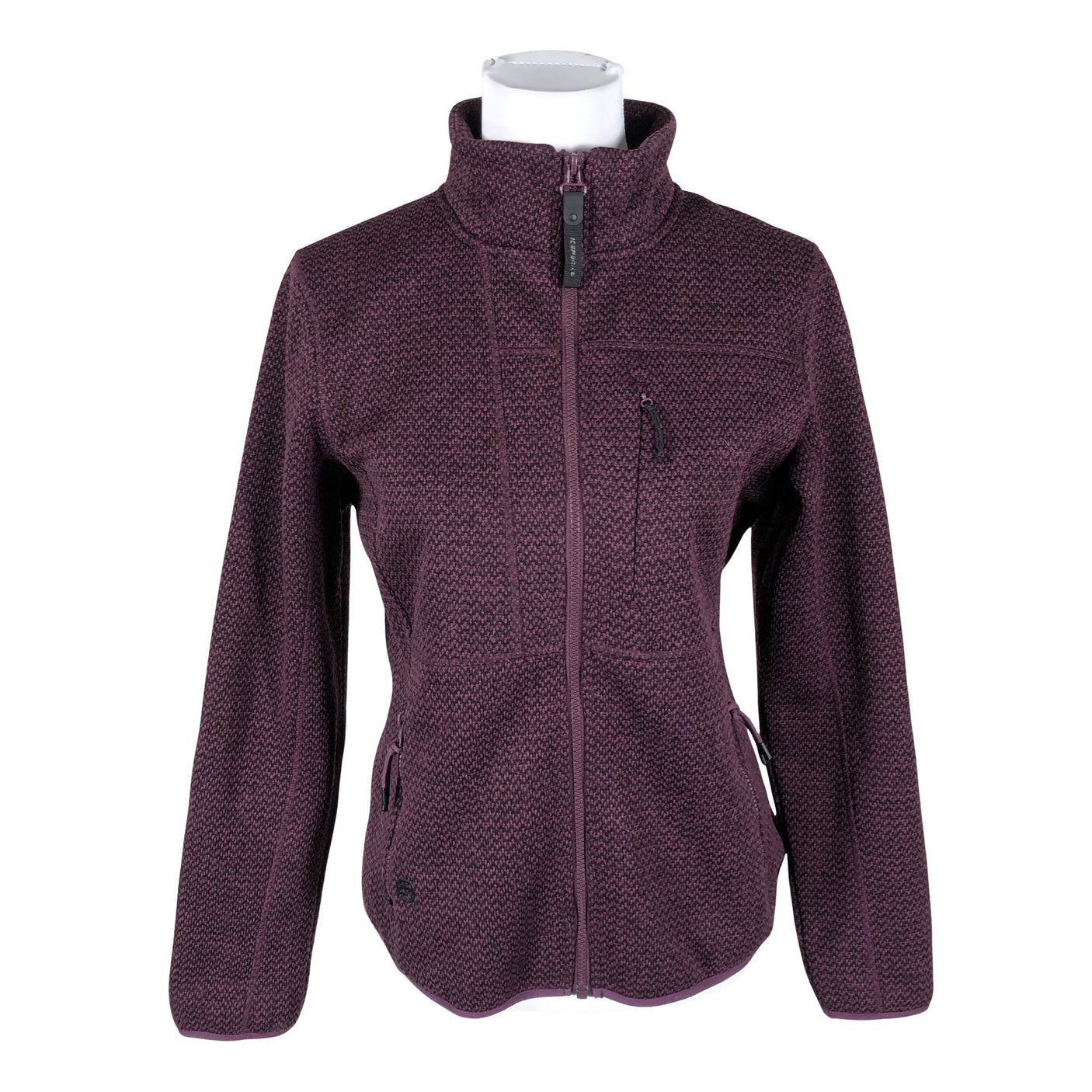 Unisex Icepeak - Fliisjakk, suurus 40 - Veinipunane (1)