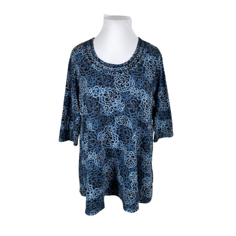Unisex Zhenzi - Trikotaažist tuunika, suurus 54 - Sinine ()