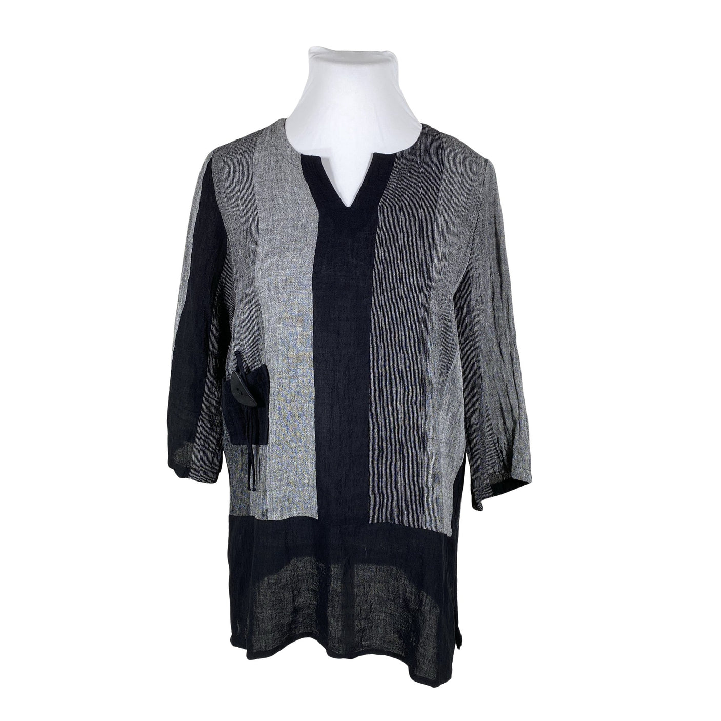 Unisex Q'neel - Mitteveniv tuunika, suurus 44 - Must (1)