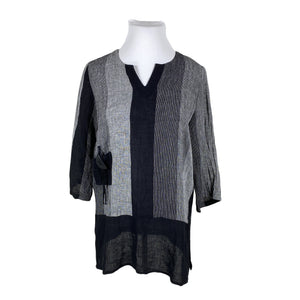 Unisex Q'neel - Mitteveniv tuunika, suurus 44 - Must (1)