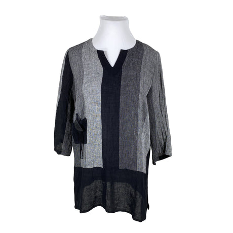 Unisex Q'neel - Mitteveniv tuunika, suurus 44 - Must ()