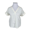 Unisex Voglia - Lühikeste käistega pluus, suurus 44 - Valge ()