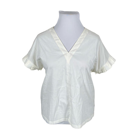 Unisex Voglia - Lühikeste käistega pluus, suurus 44 - Valge ()