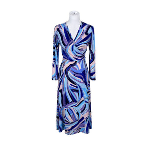 Unisex Donna Nordica - Trikotaažist kleit, suurus 40 - Sinine (1)