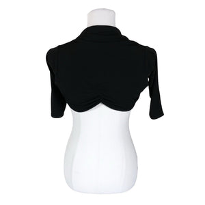Unisex Allison - Trikotaažist boolero, suurus 36 - Must (2)