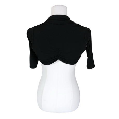 Unisex Allison - Trikotaažist boolero, suurus 36 - Must (2)