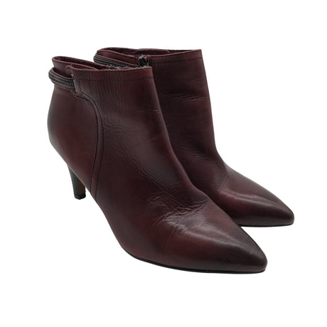 Unisex s.Oliver - Poolsaapad, suurus 42 - Veinipunane (2)