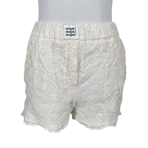 Unisex MSGM - Lühikeste käistega pluus, suurus 38 - Valge (3)
