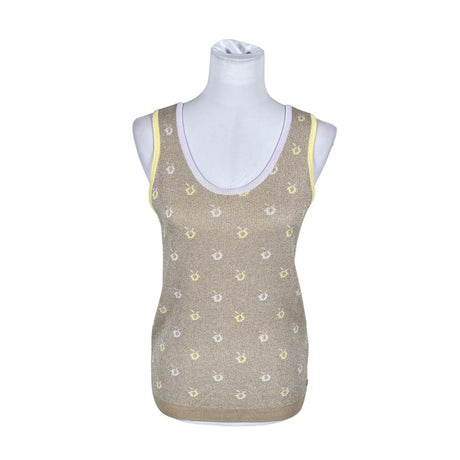 Unisex Nümph - Trikotaažist topp, suurus 34 - Beige ()