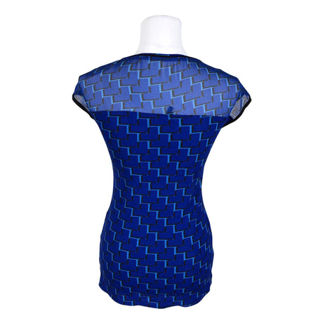 Unisex Karen Millen - Lühikeste käistega pluus, suurus 36 - Sinine (2)
