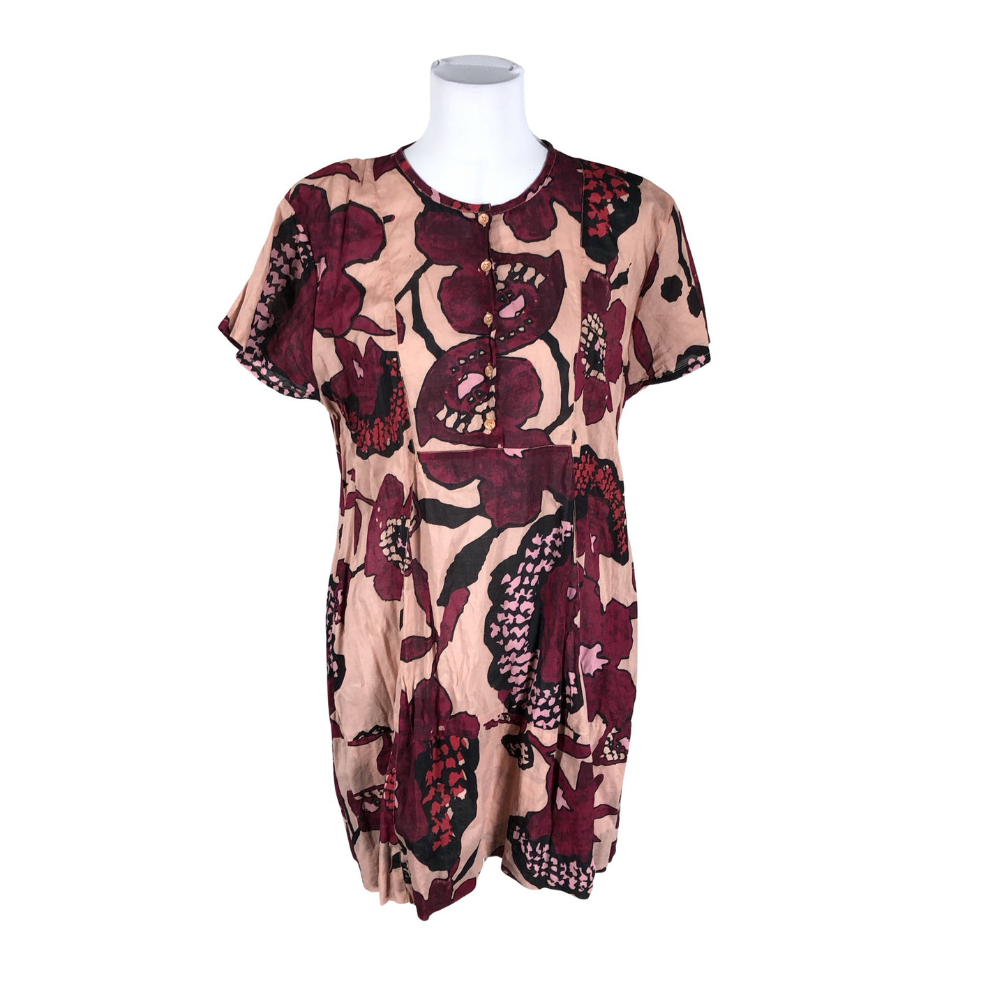 Unisex The Masai - Mitteveniv tuunika, suurus 40 - Veinipunane (1)