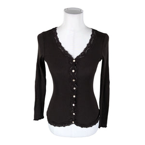 Unisex Rosemunde - Trikotaažist pluus, suurus 38 - Pruun (1)