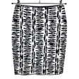 Unisex Marc Cain - Trikotaažist seelik, suurus 36 - Must ()