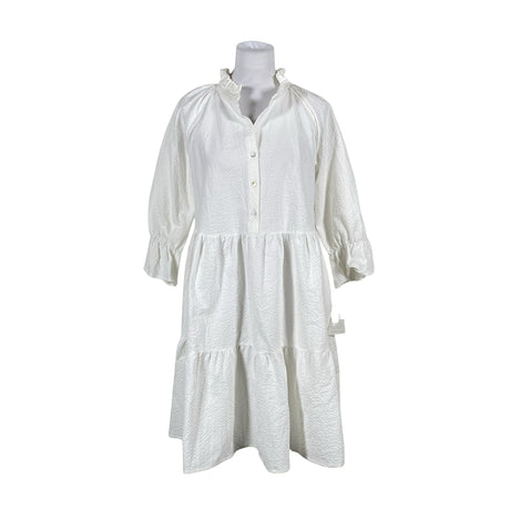 Unisex Gauhar - Mitteveniv kleit, suurus 38 - Valge ()