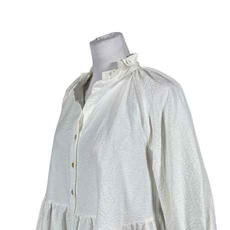 Unisex Gauhar - Mitteveniv kleit, suurus 38 - Valge (2)