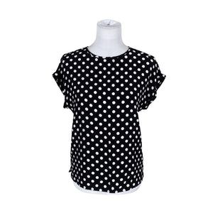 Unisex Nanso - Lühikeste käistega pluus, suurus 34 - Must (1)