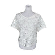 Unisex Parisian - Lühikeste käistega pluus, suurus 38 - Valge ()