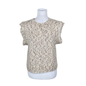 Unisex Handmade - Kootud vest, suurus 36 - Beige (1)