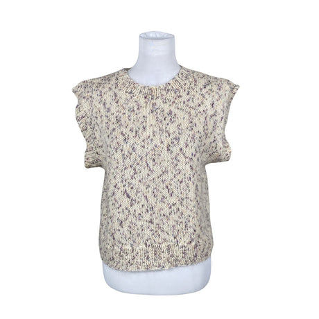 Unisex Handmade - Kootud vest, suurus 36 - Beige ()