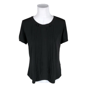 Unisex Karl Lagerfeld - Lühikeste käistega pluus, suurus 38 - Must (1)