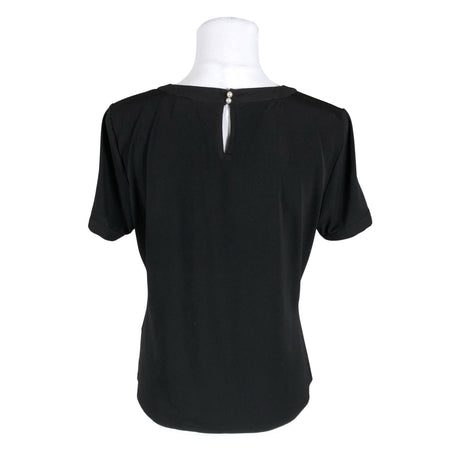 Unisex Karl Lagerfeld - Lühikeste käistega pluus, suurus 38 - Must (2)